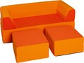 Sofa mit Hockern