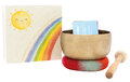 Regenbogenklang - Nepal-Klangschale mit Box und Ka