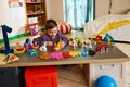 Bausteine im Kinderzimmer