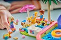 Der Wasserpark im Spielzimmer
