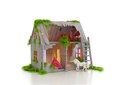 Magische Freunde Figuren-Set mit gebasteltem Haus