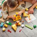 Aufbaubeispiele im Zimmer aufgebaut