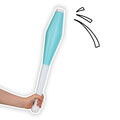 Jonglierkeule in der Hand
