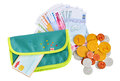 Geldbeutel mit Spielgeld
