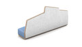 Sofa Edge mit zweiter Ebene in hellblau