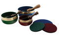 Klangschalen bunt, 3er-Set