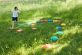 MeinKreativStein und MyFunStones auf der Wiese