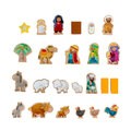 Figuren Spielkoffer Weihnachtskrippe