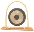Tam-Tam-Gong mit Rattan-Ständer und Klöppel