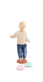 Balance-Stein Natur, 3er Set mit Kind