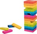 Wackelturm Regenbogen mit Holzsteinen
