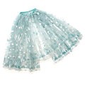 Tüll Cape mit Glitzer - mint