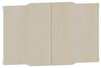 Produktbild von Form-Türen-Set (T6) für Liegepolster- und Kuschelbetten-Aufsatzschränke mit B 150 cm, PG1