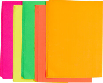 Produktbild von Plakatpapier Neon 90 g/m² DIN A4, 5 Farben, 100 Bogen