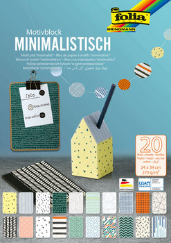 Produktbild von Motivblock Minimalistisch, 270 g/m², 24 x 34 cm, 20 Bogen
