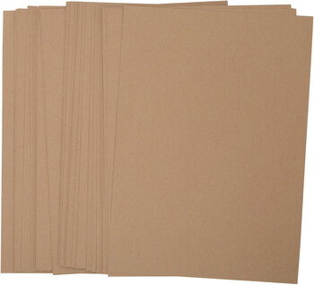 Produktbild von Kraftkarton braun, 230 g/m², DIN A4, 50 Blatt