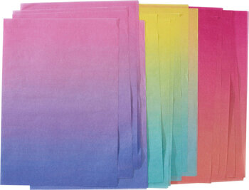 Produktbild von Regenbogen Seidenpapier 20 g/m² 50 x 70 cm 3 Farbverläufe 30 Bogen