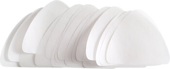 Produktbild von Transparentpapier-Zuschnitte weiß 115 g/m², f. Triangellaternen, 24 Stück