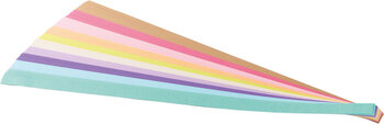Produktbild von Flechtstreifen Pastell 130 g/m², L 50 x B 1 cm, 200 Streifen