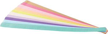 Produktbild von Flechtstreifen Pastell 130 g/m², L 50 x B 2 cm, 200 Streifen