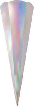 Produktbild von Metallic Schultüten-Rohlinge 400 g/m², silber irisierend, 5er-Set