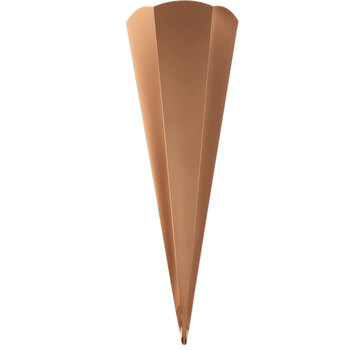 Produktbild von Metallic Schultüten-Rohlinge roségold, 5er-Set
