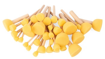 Produktbild von Schablonierpinsel-Set XL, 40 Stück