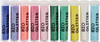Produktbild von Bio Glitter Mix Rainbow 10 x 7g
