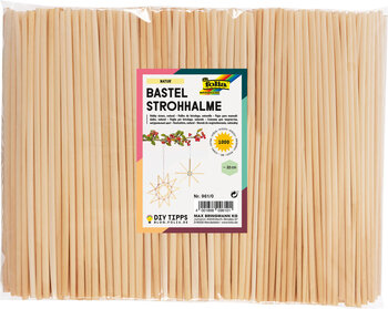 Produktbild von Bastel-Strohhalme L ca. 22 cm, 1.000 Stück