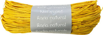 Produktbild von Naturbast Raffia gelb 50 g