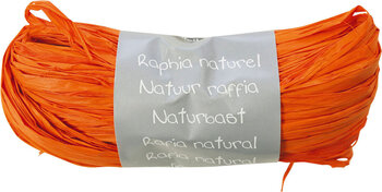 Produktbild von Naturbast Raffia orange 50 g
