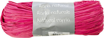 Produktbild von Naturbast Raffia rosa 50 g