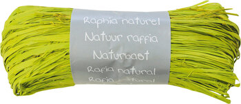 Produktbild von Naturbast Raffia hellgrün 50 g