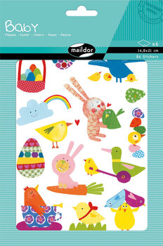 Produktbild von Sticker-Set Ostern 6 Blatt
