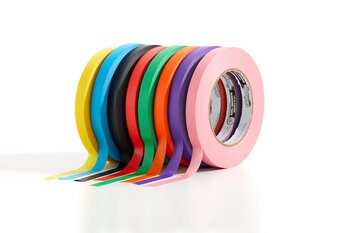 Produktbild von Masking-Tape Regenbogenfarben 8 Farben, L 55 m x B 1,25 cm, 8 Rollen