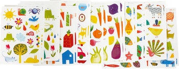 Produktbild von Sticker-Set Bunte Vielfalt 304 Sticker 20 Blatt