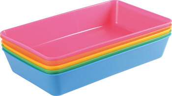 Produktbild von Materialschalen-Set groß 5 Farben, 5 Stück