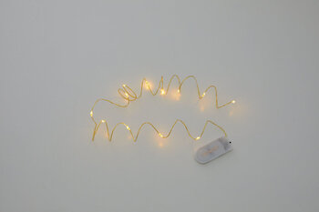 Produktbild von LED-Draht-Kette "Dew Drops" 12 LED warmweiß, mit Batterie