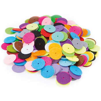 Produktbild von Regenbogen-Filzscheiben ø 4 cm, 288 Stück