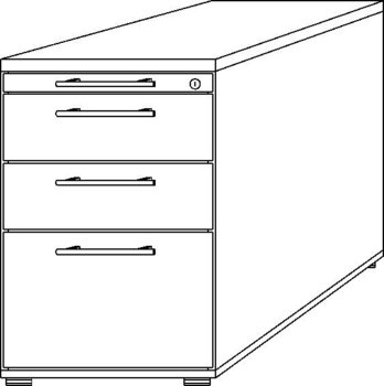 Produktbild von Standcontainer mit Hängeregister