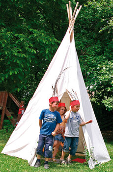 Produktbild von Tipi Spielzelt groß, Ø 270 cm, H 325 cm