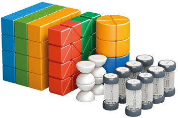 Produktbild von Geomag Magicube ECO Shapes, 128 Teile