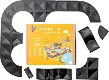 Produktbild von CONNETIX Magnetbausteine – Kreatives Straßenset 