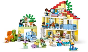 Produktbild von LEGO DUPLO 3-in1-Familienhaus 