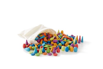 Produktbild von Regenbogen-Legeformen 'Loose Parts', 256 Teile