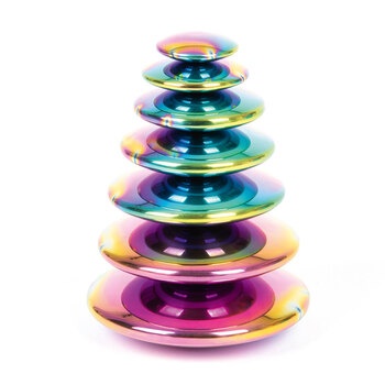 Produktbild von Spiegel-Kiesel Regenbogen 7 Stück
