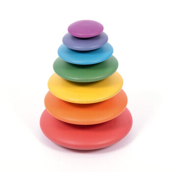 Produktbild von Holz-Kiesel Regenbogen 