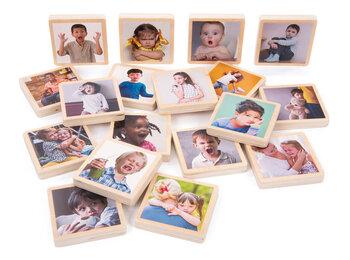 Produktbild von Holz-Fotokarten Emotionen 18 Stück