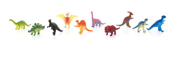 Produktbild von Dinosaurier-Figuren in Röhre, 10 Stück
