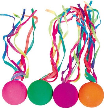 Produktbild von Vollgummiball mit Schweif 24 Stück